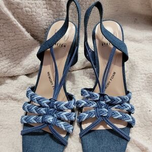 Impo Stretch Stylish Blue Denim Women's Sandals